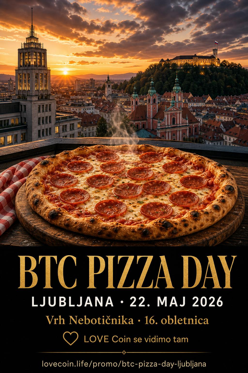 BTC Pizza Day Ljubljana 2026 — Original
