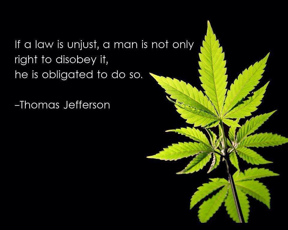 »If a law is unjust, a man is not only right to disobey it — he is obligated to do so.« — Thomas Jefferson. To je tanka rdeča črta: jaz osebno verjamem v spreminjanje krivičnih zakonov skozi pravo pot, ne v kršitev. Toda vredno je razmisliti, od kod prihaja zakon, ki ga spoštujemo.